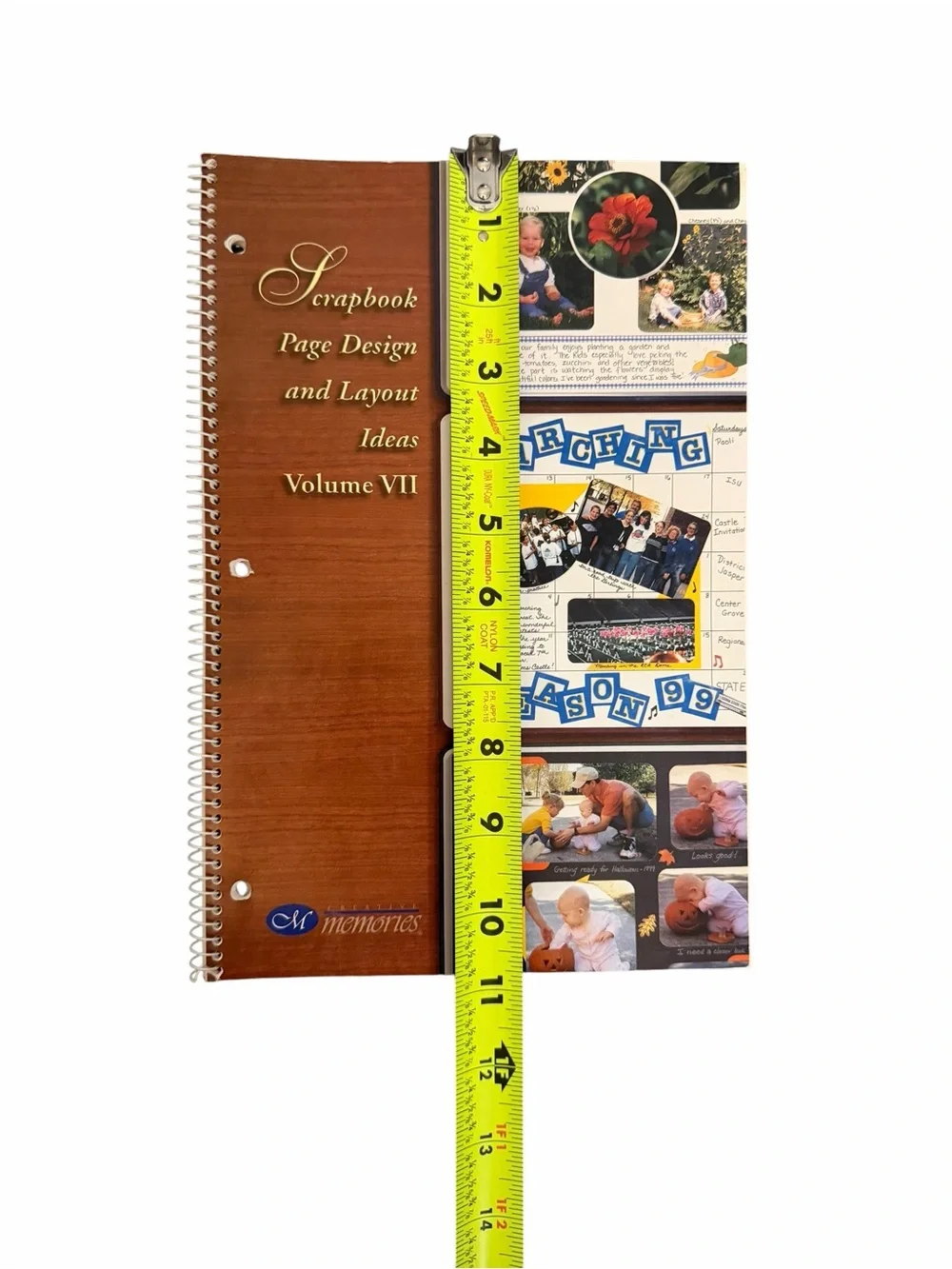 Vintage 2001 Creative Memories Scrapbook Page Design & Layout Ideas Volume VIl